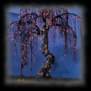 Spooky Halloween Willow Tree Tall 3 Feet