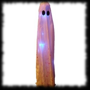 Animated Up and Down Floating Haunted House Halloween Ghost