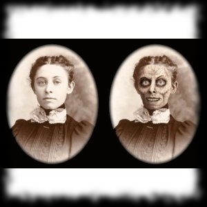 Creepy Girl Haunted House Changing Picture for sale