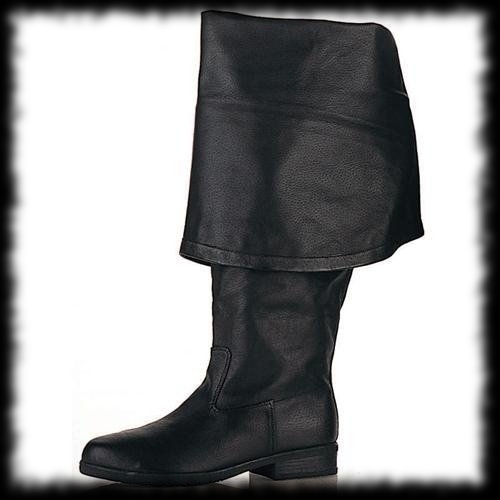 Halloween Costume Accessory Idea Leather Pirate Boot