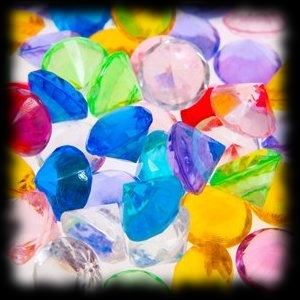 Burried Pirate Treasure Jewels Halloween Party Props