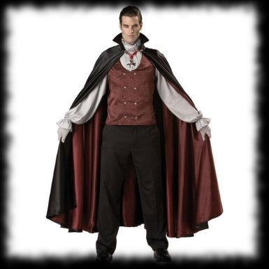 Deluxe Vampire Halloween Costume Complete Set