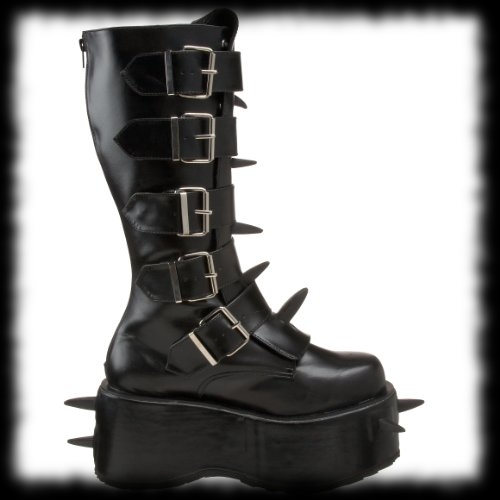 Spiked Vampire Hunter Boots Halloween Accessory For Sale