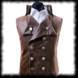 Vampire Slayer Leather Vest Halloween Costume Accessory Idea