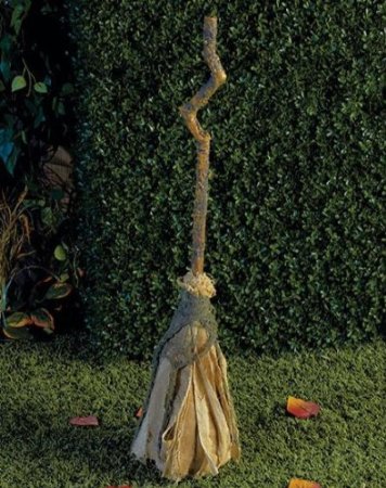 Animated Witches Broom Halloween Costume Accessory Idea