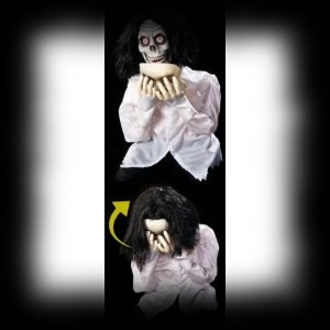 Face Ripper Animatronic Zombie Prop For Halloween Party